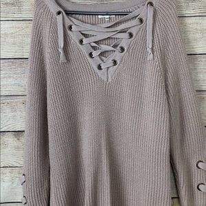 Miracle dark gray sweater dress